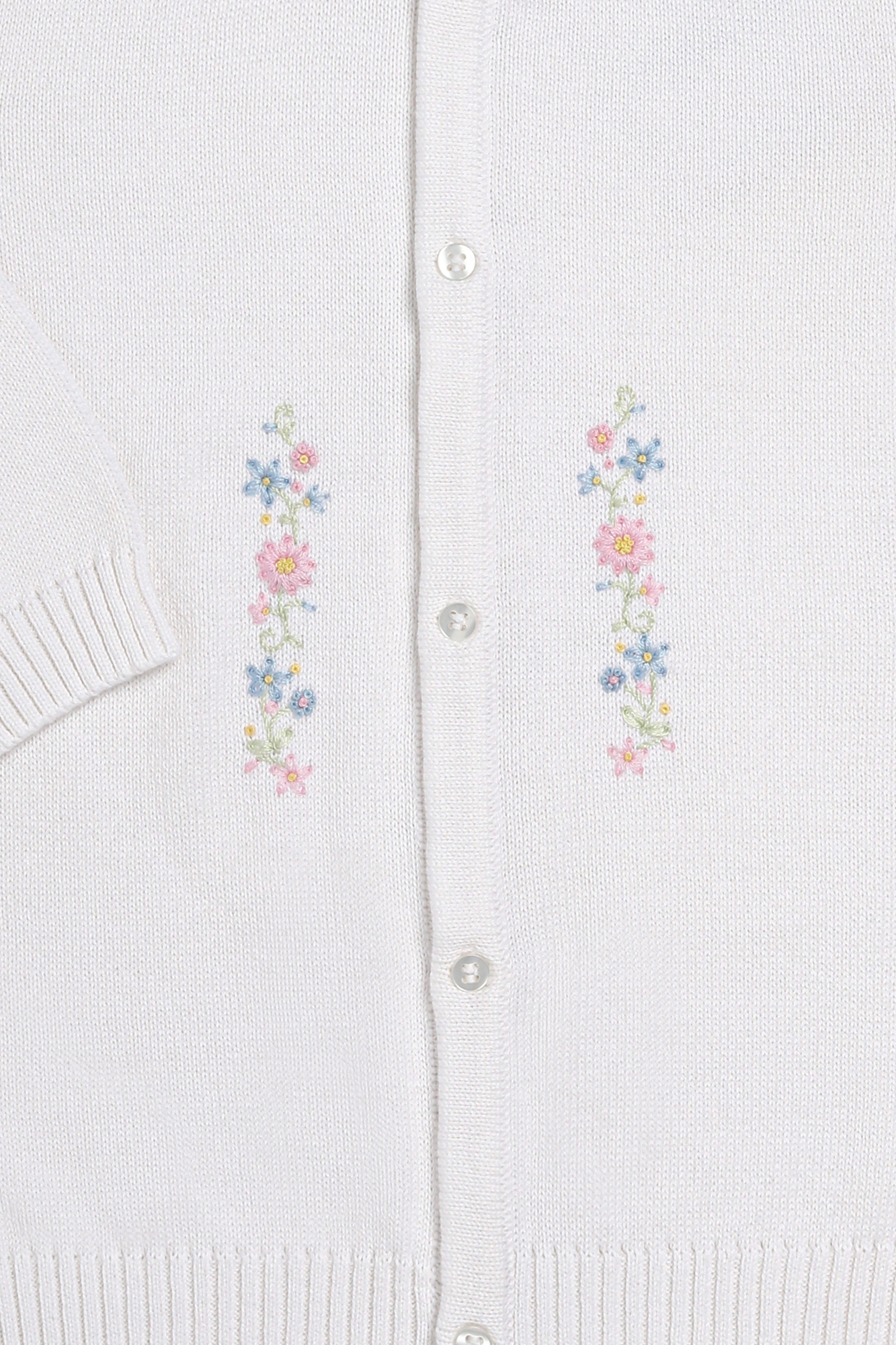 Image of Flowers Knit Cardigan